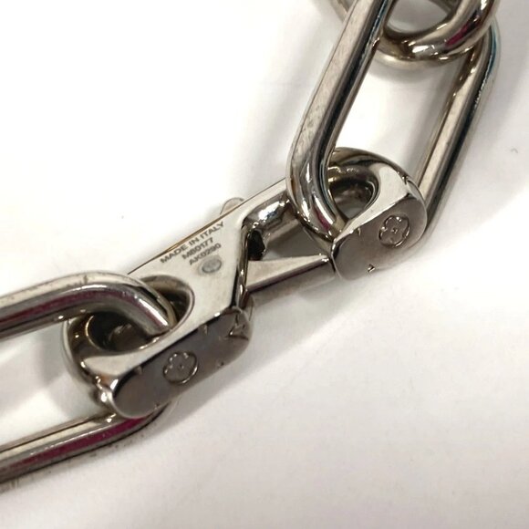 LOUIS VUITTON M80177 Collier Signature Chain Accessories Necklace - Picture 9 of 11
